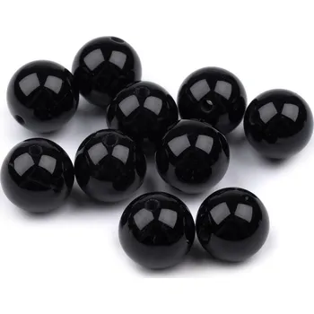 Korálek Onyx, minerální korálky Ø8 mm, střední, onyx