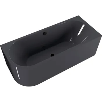 Vana Polysan Viva R Monolith Asymetrická vana 180x75x60cm, šedá, 72129M.30