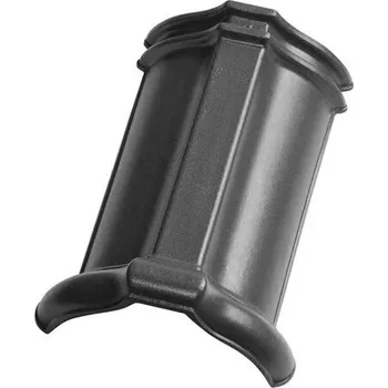 Střešní krytina Hřebenáč TONDACH drážkový Stod glazura břidlicově černá – 21 cm