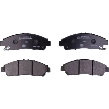 Brzdová destička Sada brzdových destiček, kotoučová brzda HELLA 8DB 355 040-431