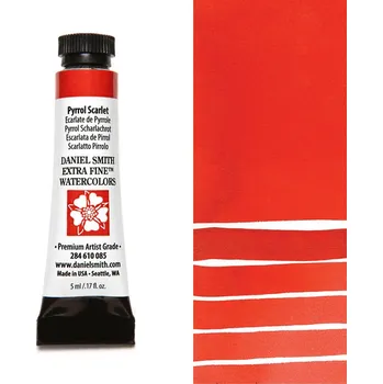 Výtvarná barva Akvarelová barva Daniel Smith Extra Fine, 5ml - červená Barva: 85 - Pyrrol Scarlet