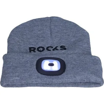 Čepice ROOKS Čepice se svítidlem 80lm, šedá, OK-03.3016