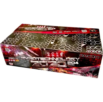 Zábavní pyrotechnika Ohňostroj PYROTECHNOLOGY 204 ran 20/25/30mm