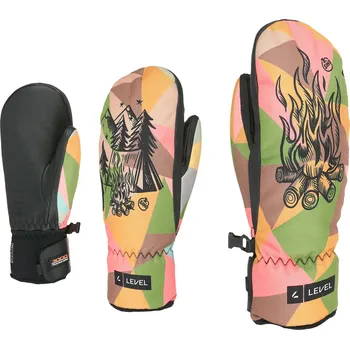 Rukavice na snowboard Level Vertigo Mitt Teen wood JR L 2025 - Odesíláme do 24 hodin