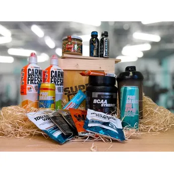 Dárkový potravinový koš Dárková bedna Fitness