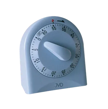 Kuchyňská minutka Bateriová minutka JVD modrá | Přesné měření času | Zvukový alarm | Ověřeno 1000+ zákazníky | Praktický pomocník v kuchyni | ROMERO mechanické zvonění