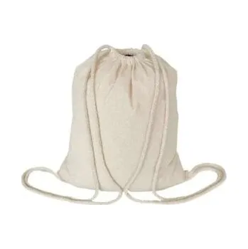 Nákupní taška Bavlněný batůžek natural 140 gr o rozměru 330x400 mm (33x40 cm)