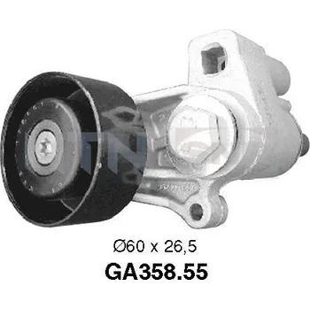 Napínací kladka, žebrovaný klínový řemen SNR GA358.55