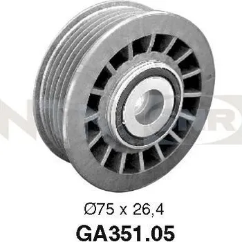 Vratná/vodicí kladka, klínový žebrový řemen SNR GA351.05