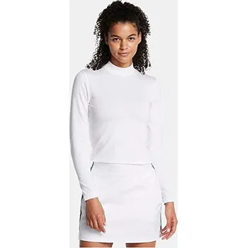 Dámské tričko Dámské triko Under Armour Drive LS Mock velikost M white / white