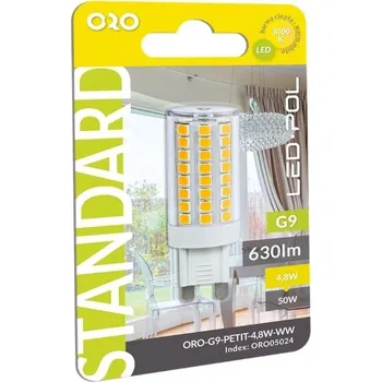 Žárovka ORO-G9-PETIT-4,8W-WW