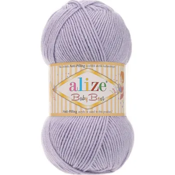 Galanterie Alize Příze Baby best 682 světle fialová