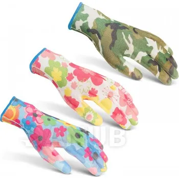 Zahrádkářské rukavice vzorované