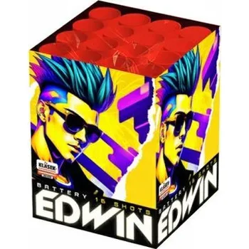 Zábavní pyrotechnika Kompakt EDWIN 16 ran 14 mm