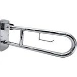 Ridder Nerezové madlo s držákem toaletního papíru, 650 mm, nerez, A220100