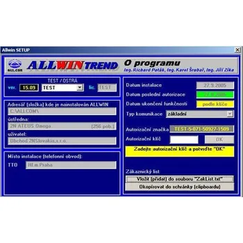 2N Telekomunikace a.s. A.ÚČET ALLWIN Plus 32