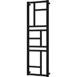 Instalprojekt - Koupelnový radiátor MONDRIAN černá barva - Černá , Doporučená topná tyč (W) - 600, Rozměr A - 60, Rozměr C - 175, Skutečný rozměr radiátoru (v mm) - 600 x 1740 mm, typ připojení - středové 50 mm