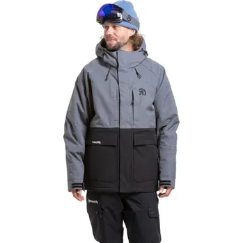 Pánská zimní bunda na lyže/snowboard Meatfly Vertigo Jacket 24/25 Dark Grey/Black M