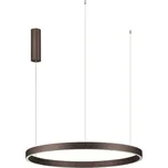 Nova Luce LED svítidlo Elowen Varianta: kávová, 106 W LED, Ø 980 mm, závěs 2000 mm, 4899 lm
