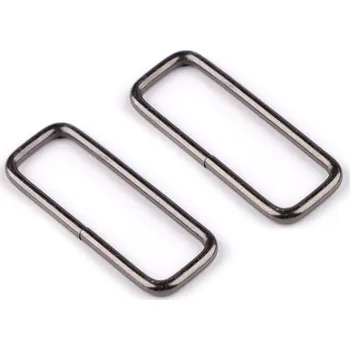 Průvlek / vsuvka šíře 50 mm, malé, 4 nikl černý