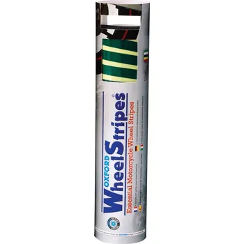 Motodoplněk OXFORD proužky na kola - green fluo