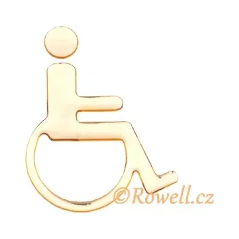 Nábytkové kování Si Symbol invalida-zlatý