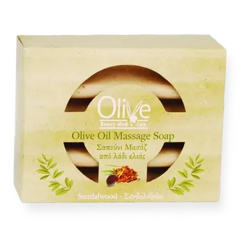 Mýdlo Olivové Masážní mýdlo Santalové dřevo 100 g