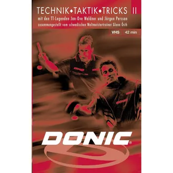 DVD a knihy DONIC DVD Techniky, Taktiky, Triky II.