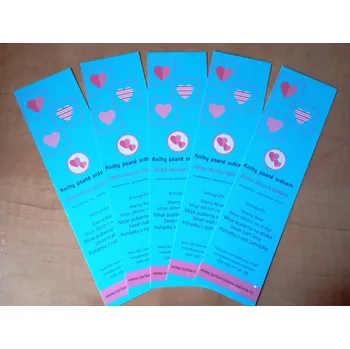 Doplněk ke knize Moje puberta na draka - záložka modrá