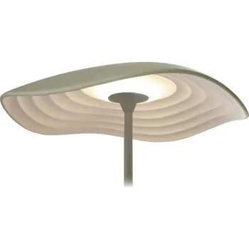 Lampička Stolní lampa Bover LED Valentina M/29, olivově šedá/bílá - Délka zástrčkového kabelu 150 cm olivově šedá, bílá 1 x 6,5 W LED - Doprava zdarma