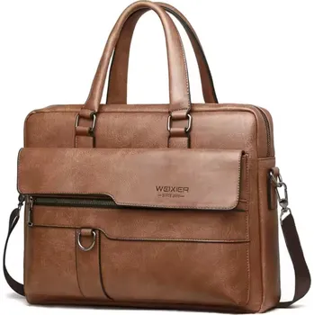 Kabelka Pánská Crossbody Taška WEIXIER GA 35450 Hnědá/Maxi