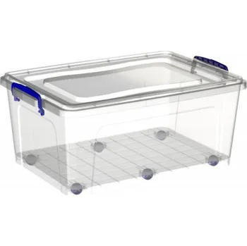 Úložný box Box CLEAR na kolečkách PH 30l 30l
