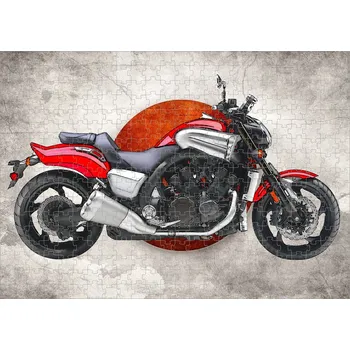 Puzzle puzzle s motorkou YAMAHA VMX17 120 dílků