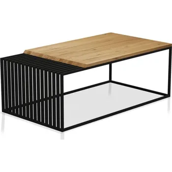 Konferenční stolek Konferenční stolek masiv dub a kov Jezzy 100x60