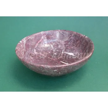 Sběratelství MISKA červený onyx, průměr 10 cm, výška 3,5 cm