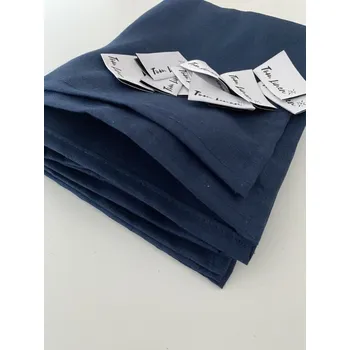 Utěrka Tom Linen Lněná utěrka Navy Washed Velikost: 50x50cm