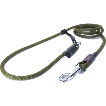 Vodítko pro psa Tamer Lanové vodítko EASYLONG | Velký pes | khaki - 010 Délka: 2,5 m
