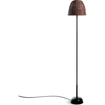 Venkovní osvětlení Stojací lampa Bover LED Atticus 114, grafitově hnědá/hnědá, zástrčka - Délka připojovacího kabelu 390 cm; Ø základny 15,3 cm grafitově hnědá, hnědá LED 8,4 W celkem - Doprava zdarma
