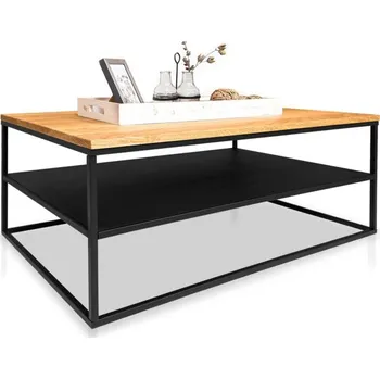 Konferenční stolek Konferenční stolek masiv dub a kov Joki 100x60