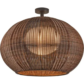 Lampička Venkovní stropní svítidlo Bover LED Garota, grafitově hnědá/hnědá grafitově hnědá, hnědá LED 17,1 W celkem - Doprava zdarma