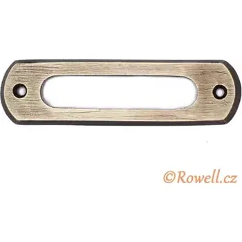Nábytkové kování J3 Jmenovka staromosaz