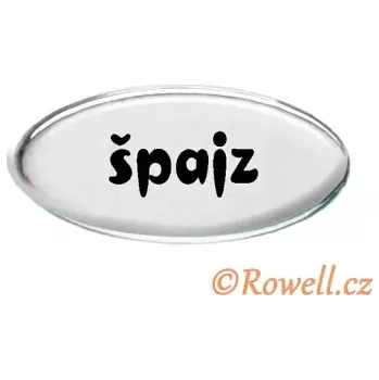 Dveřní kování SD Štítek stříbrný 'špajz'