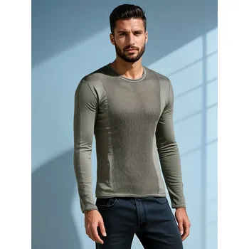 Pánský svetr Pánský svetr DSTREET KHAKI M