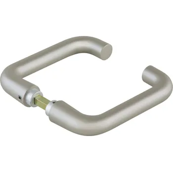 Dveřní kování Pár klik 10.301, 8 mm Nerez efekt