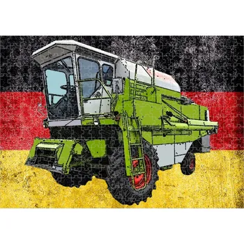 Puzzle puzzle s traktorem CLAAS Dominator 76 120 dílků
