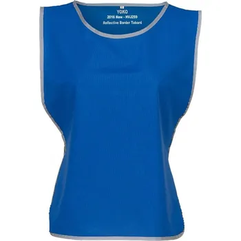 Pánská vesta Yoko Unisex reflexní vesta HVJ259 Fluo Blue XXL/3XL