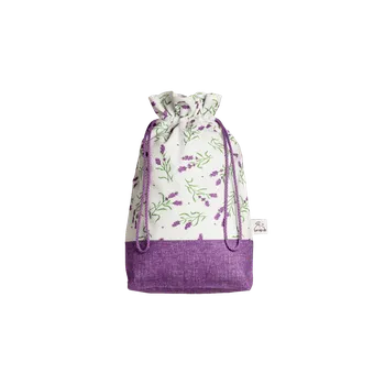 chlebník Malý wrapáček M - Levandule na bílé s fialovou