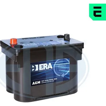 Autobaterie Autobaterie ERA AGM 50Ah L,s.p.800A, 12V, 260x173x206, ERA AGM