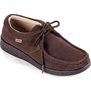 Dámské polobotky Dámské semišové polobotky LAKY hnědé vel. 38