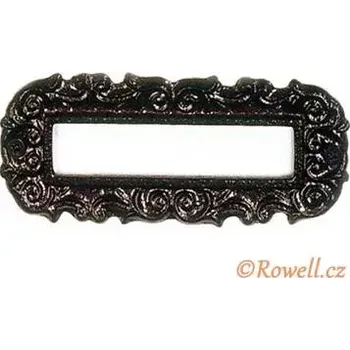 Nábytkové kování J1 Jmenovka komax měď